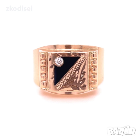 Златен мъжки пръстен 4,99гр. размер:66 14кр. проба:585 модел:34821-1