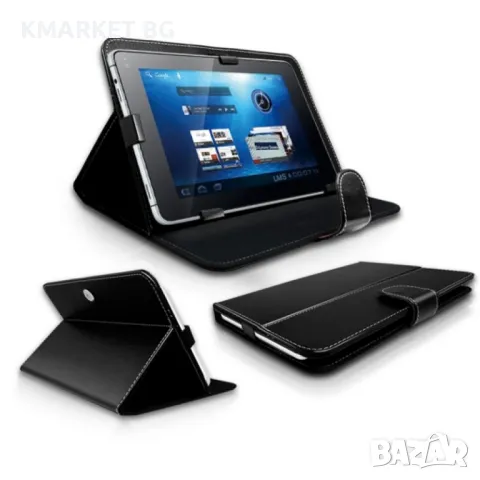 Универсален Кожен Калъф за Таблети 7 инча + Стилус