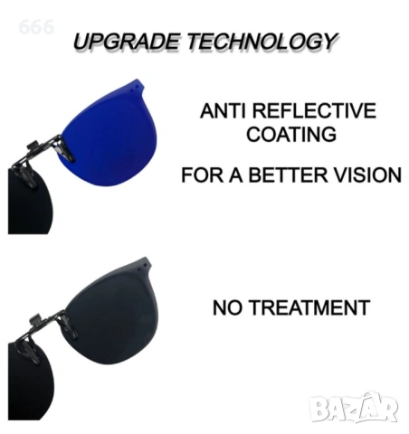 Поляризирани клипсове за слънчеви очила, снимка 4 - Други - 53303985