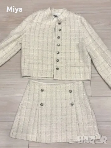 Zara сет от букле хс размер ново