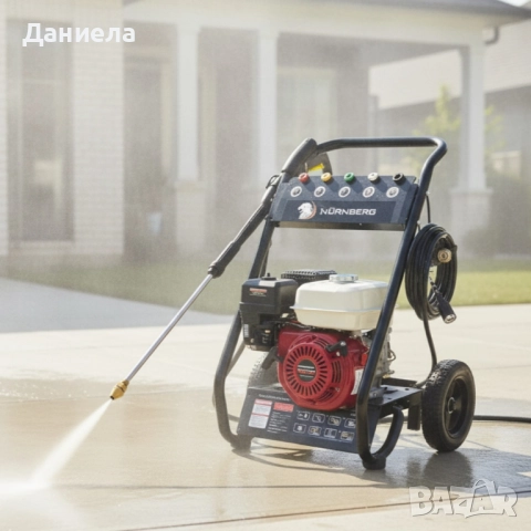 Бензинова водоструйка Nürnberg 7.0 HP – 3000 PSI мощ за безкомпромисно почистване, снимка 2 - Други стоки за дома - 51932737