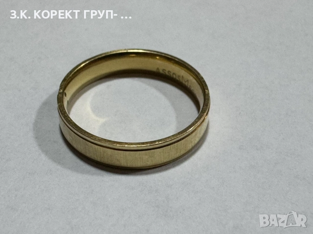 Златен пръстен 14К, снимка 2 - Пръстени - 52485025