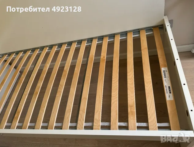 Детско легло 90х200 в комплект с матрак Dormeo Aloe Vera Plus и рамка IKEA, снимка 3 - Спални и легла - 55710354