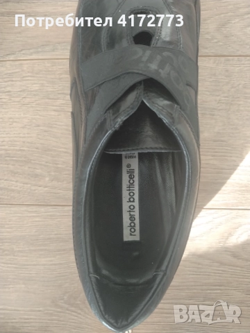 Официални мъжки кожени обувки Роберто Ботичели, снимка 4 - Официални обувки - 52834471
