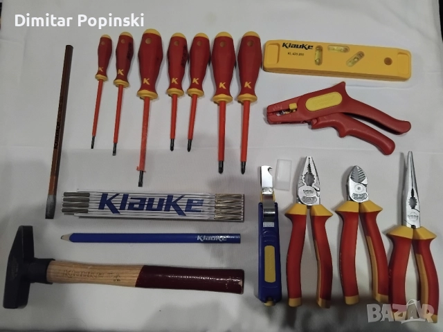 Комплект инструменти Klauke, снимка 2 - Куфари с инструменти - 52487705