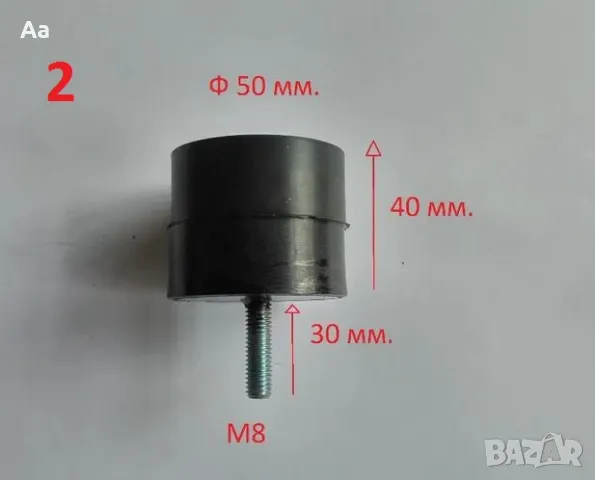 Тампони антивибрационни и за нивелация за климатици, термопомпи, , снимка 5 - Други стоки за дома - 49234717