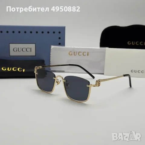 Слънчеви очила Gucci Gold правоъгълни Limited Edition нови