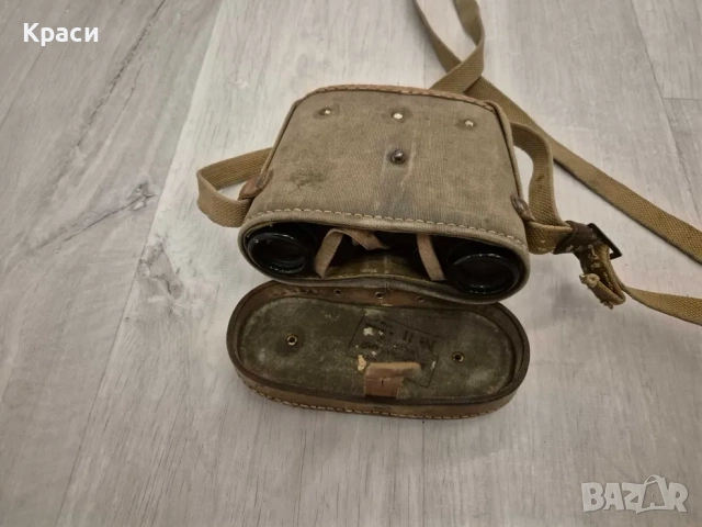 Военен бинокъл 6x30 - 1952 г. F25739 Студената война. Рядък!, снимка 3 - Други ценни предмети - 52565723
