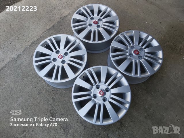 4 броя алуминиеви джанти за Fiat Grande Punto,Fiat Punto Evo 15, снимка 5 - Гуми и джанти - 40830886
