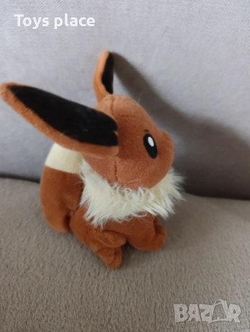 РЯДКА ВИНТИДЖ ПЛЮШЕНА ФИГУРКА NINTENDO POKEMON EEVEE ОТ 1998 Г, снимка 3 - Колекции - 52438485
