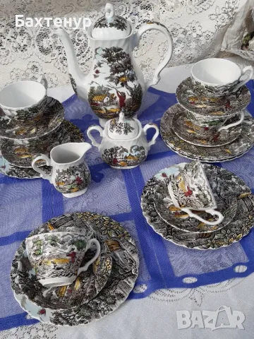 Английски сервиз Мyotts , снимка 3 - Антикварни и старинни предмети - 49600881