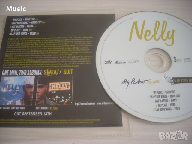 ✅Nelly - My Place / Flap Your Wings - оригинален диск 