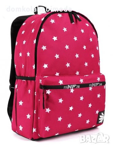 Раница с една преграда и два джоба, Подсилен гръб, Меки презрамки, 30x12x42 см, снимка 2 - Раници - 33888923