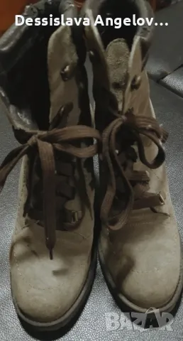 Дамски боти естествена кожа 38, снимка 2 - Дамски боти - 48729680