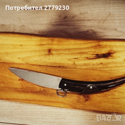 Стара сойка от биволски рог с орнаменти н, снимка 14 - Антикварни и старинни предмети - 51308235