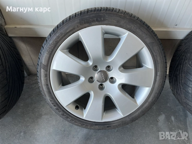 Оригинални Audi джанти 18 цола 5x112 ET48 R18, снимка 4 - Гуми и джанти - 51661120