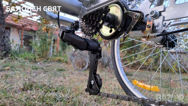 24 цола 6 скорости Нов Триколесен Велосипед с преден фар и заден кош , снимка 12 - Велосипеди - 38627030