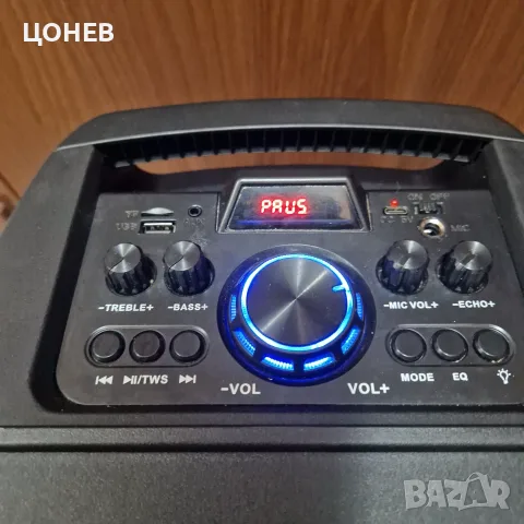 Тонколона + микрофон Bluetooth PZX ZQS8210, снимка 11 - Тонколони - 56020718