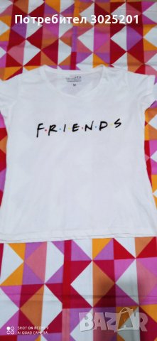 Нова Дамска Тениска на сериала ФРЕНДС / Приятели размер М, снимка 1 - Тениски - 42758162