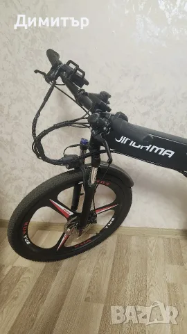 Електрически велосипед JINGHMA R3, Сгъваем, 800 W, 26", 12.8 Ah, 21 скорости, 45km/h, Черен, снимка 13 - Велосипеди - 56192768