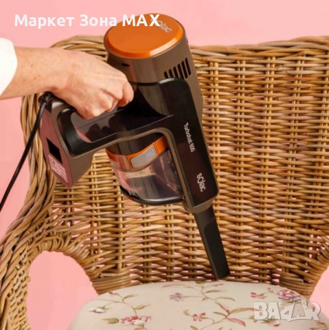 Прахосмукачка Solac Turbobat 600 – 600W, 12.000 Pa, циклонна технология, 0.8L, снимка 6 - Прахосмукачки - 52933504