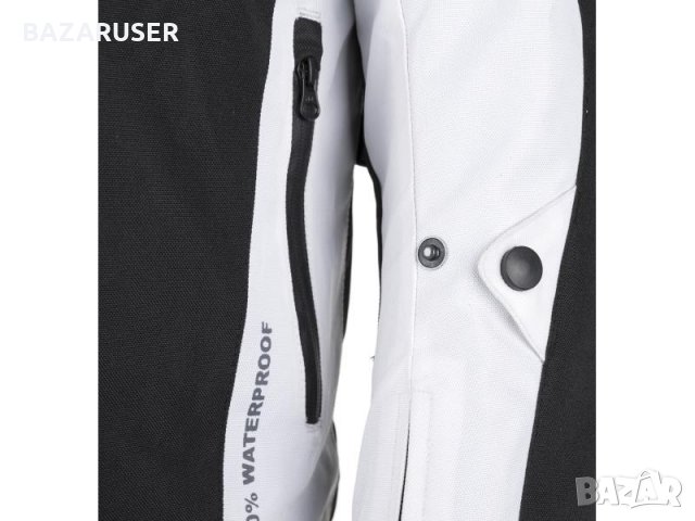 Байкерско яке Текстил-кондура Черно и бяло,Размер S,M,L,XL,XXL /Гаранция 12 месеца/, снимка 4 - Аксесоари и консумативи - 30790511