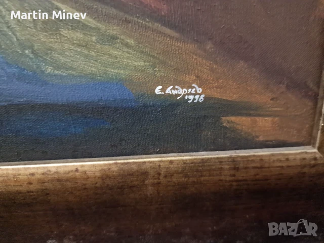 Оригинална акрилна картина от Евгени Андреев, снимка 2 - Картини - 50810206
