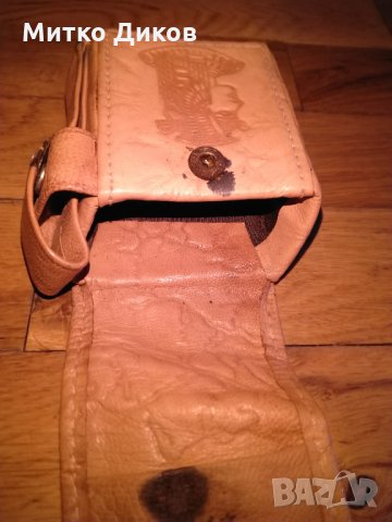 Калъвче за цигари и запалка естествена кожа Египет 95х60х30мм, снимка 4 - Табакери - 29163099