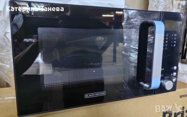 Микровълнова с грил Black+Decker – 23L, 900W, снимка 2 - Микровълнови - 51502227