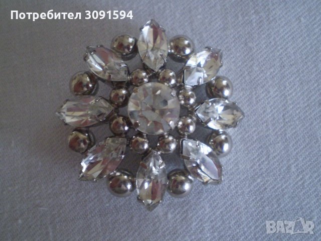 Антична  брошка - арт деко, снимка 8 - Антикварни и старинни предмети - 37792216