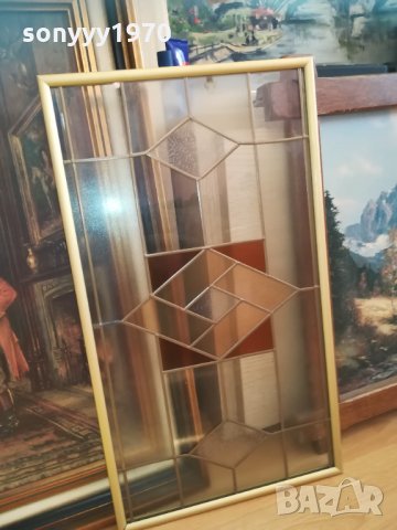 красив витраж в метална рамка 1901210948, снимка 6 - Колекции - 31475001