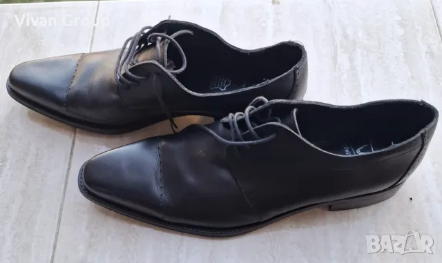 Мъжки обувки Edwin Wallace 100% кожа, снимка 9 - Официални обувки - 47743567
