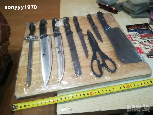 НОЖОВЕ С ДЪСКА-ВНОС ГЕРМАНИЯ 3105251845, снимка 5 - Ножове - 50497646