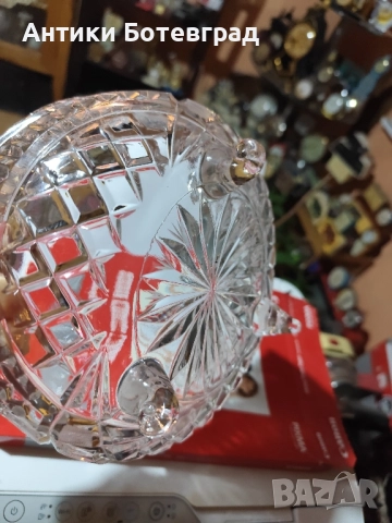 Кристална фруктиера , снимка 6 - Антикварни и старинни предмети - 52323835