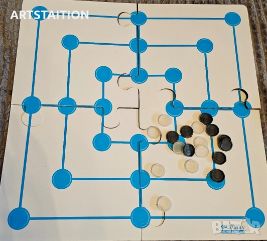 Занимателна детска игра Не се сърди човече и Дама, колекц. занимателни игри 10 /1,карти за игра, снимка 4 - Колекции - 33928624
