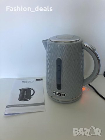 Нова 3000W Електрическа кана за кипене вода 1,7 л стъклен чайник кухня, снимка 6 - Кани - 42242238