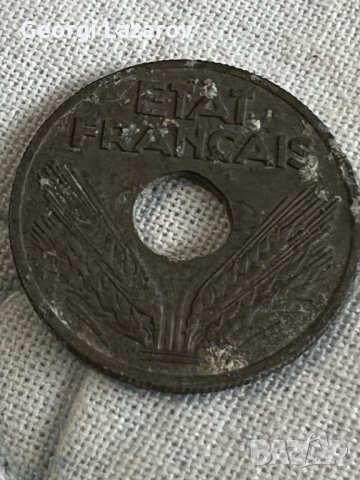 10 сантима Вишистка Франция 1942
