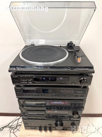 🔈Ретро аудио система - сет TECHNICS - усилвател, сд плеър, дек, тунер, еквалайзер, грамофон,колони, снимка 7 - Аудиосистеми - 54150003