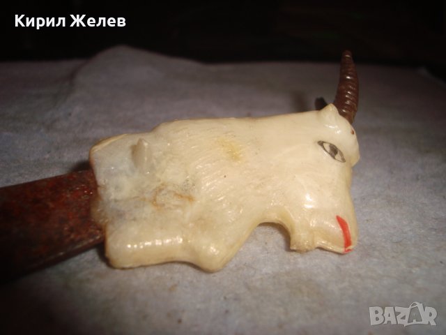 СТАРА БАКЕЛИТОВА ФИГУРКА на КОЗЕЛ РЯДКА за КОЛЕКЦИЯ 30955, снимка 8 - Колекции - 38137845