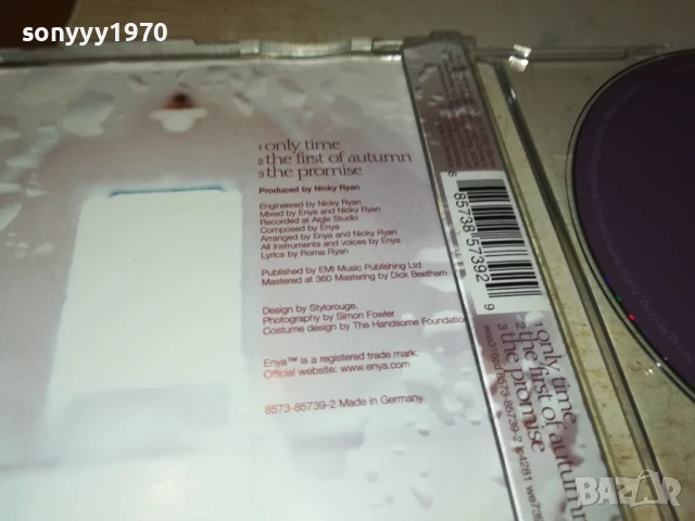 ENYA-CD 0706250411, снимка 11 - CD дискове - 50579811