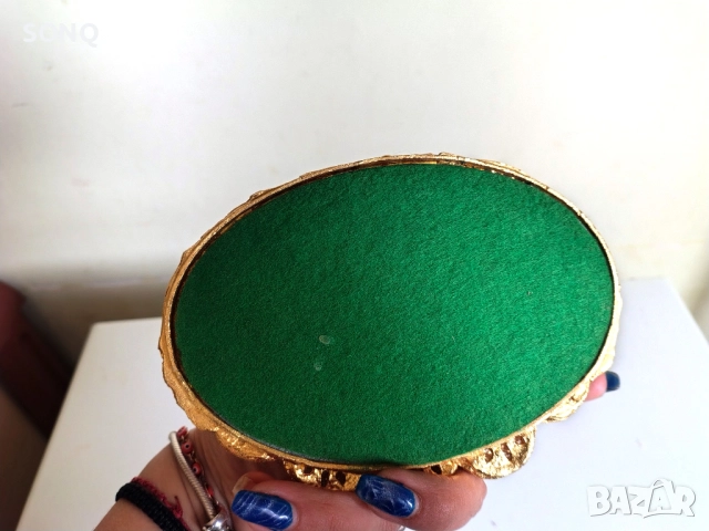 Прекрасна Позлатена Поставка За Червила, снимка 7 - Други - 52125379