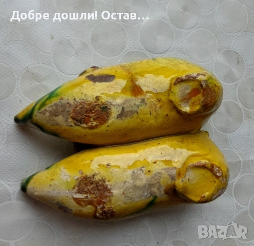 Керамика: къща-свещник, танц-хоро, магаре-кана, Бусинска керамика, солница или пепелник, цървули, снимка 18 - Статуетки - 30595007