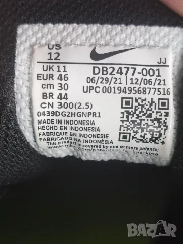 маратонки Nike Crater Impact Black Iron Grey-Off Noir, снимка 7 - Маратонки - 49750554