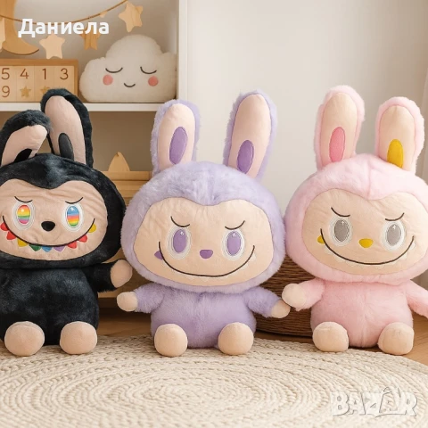 Голяма плюшена играчка Лабубу 