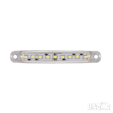 LED габарит 9 LED 98 mm 12-24V с бяла светлина
