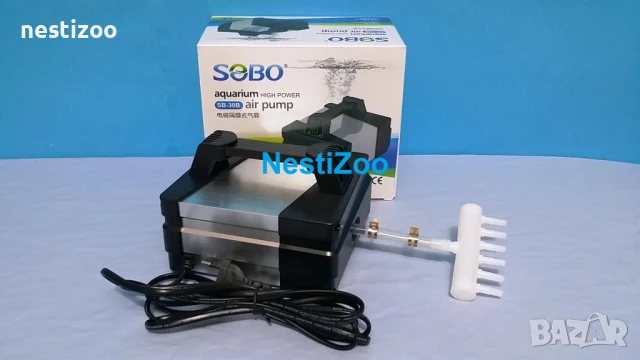 Професионален Компресор за Аквариуми-1800л/час-6 Изхода, снимка 3 - Оборудване за аквариуми - 50982488