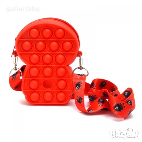 Портмоне с връзка - Squid Game, снимка 2 - Детски портмонета - 39420034