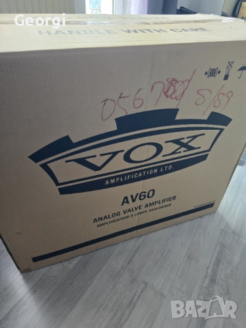 Усилвател за китара Vox AV60 + footswitch / кубе, комбо, футсуич, снимка 9 - Китари - 52948480