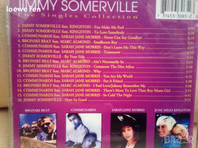 Jimmy Somerville, снимка 2 - CD дискове - 38641497
