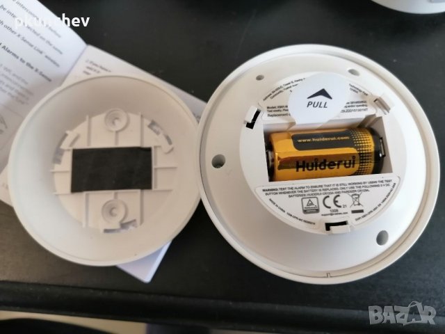 Детектор за дим комплект 4 броя с безжична връзка. , снимка 2 - Друга електроника - 39810666